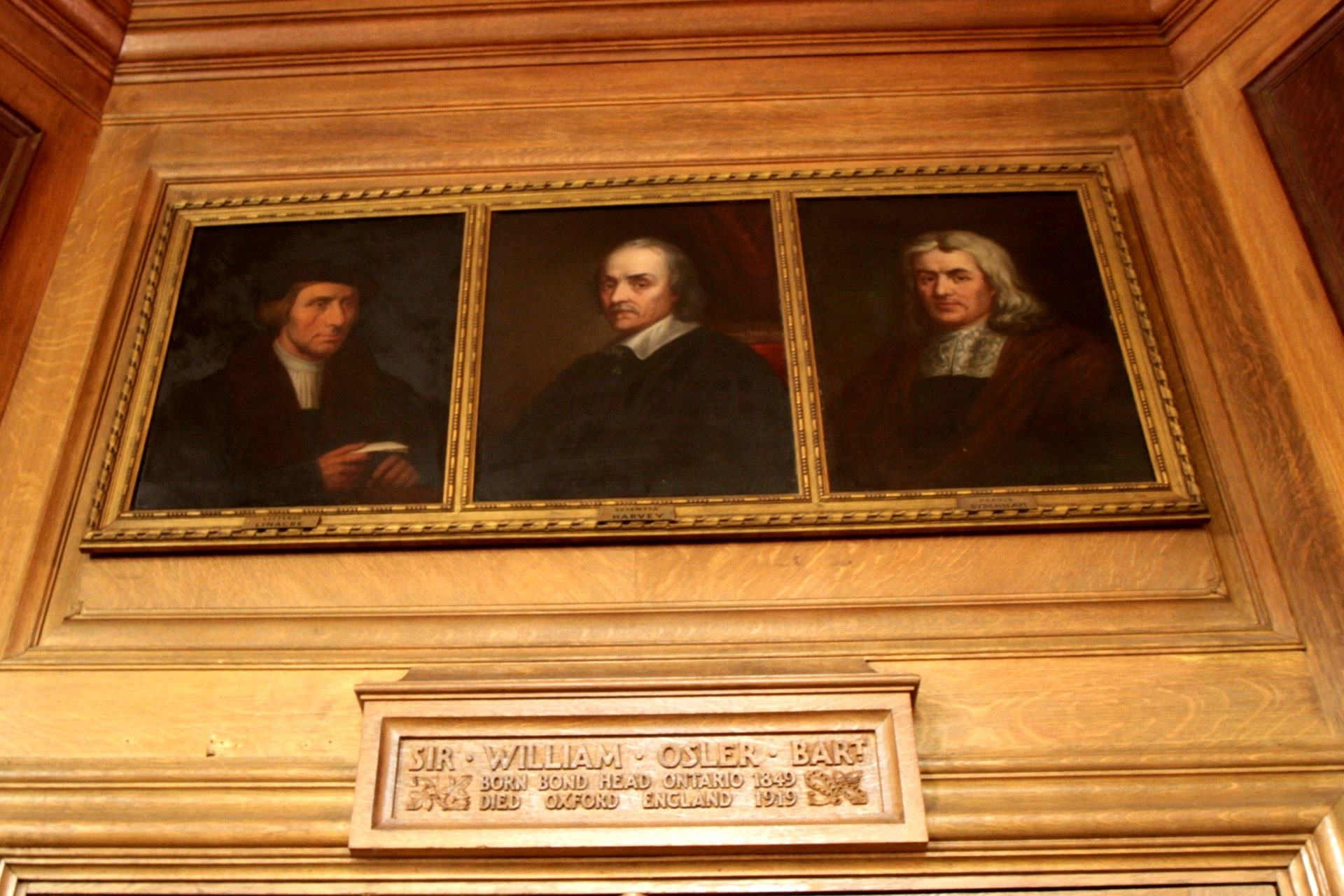 The Linacre, Harvey and Sydenham Triptych (Osler's copy), Montreal - 02.JPG